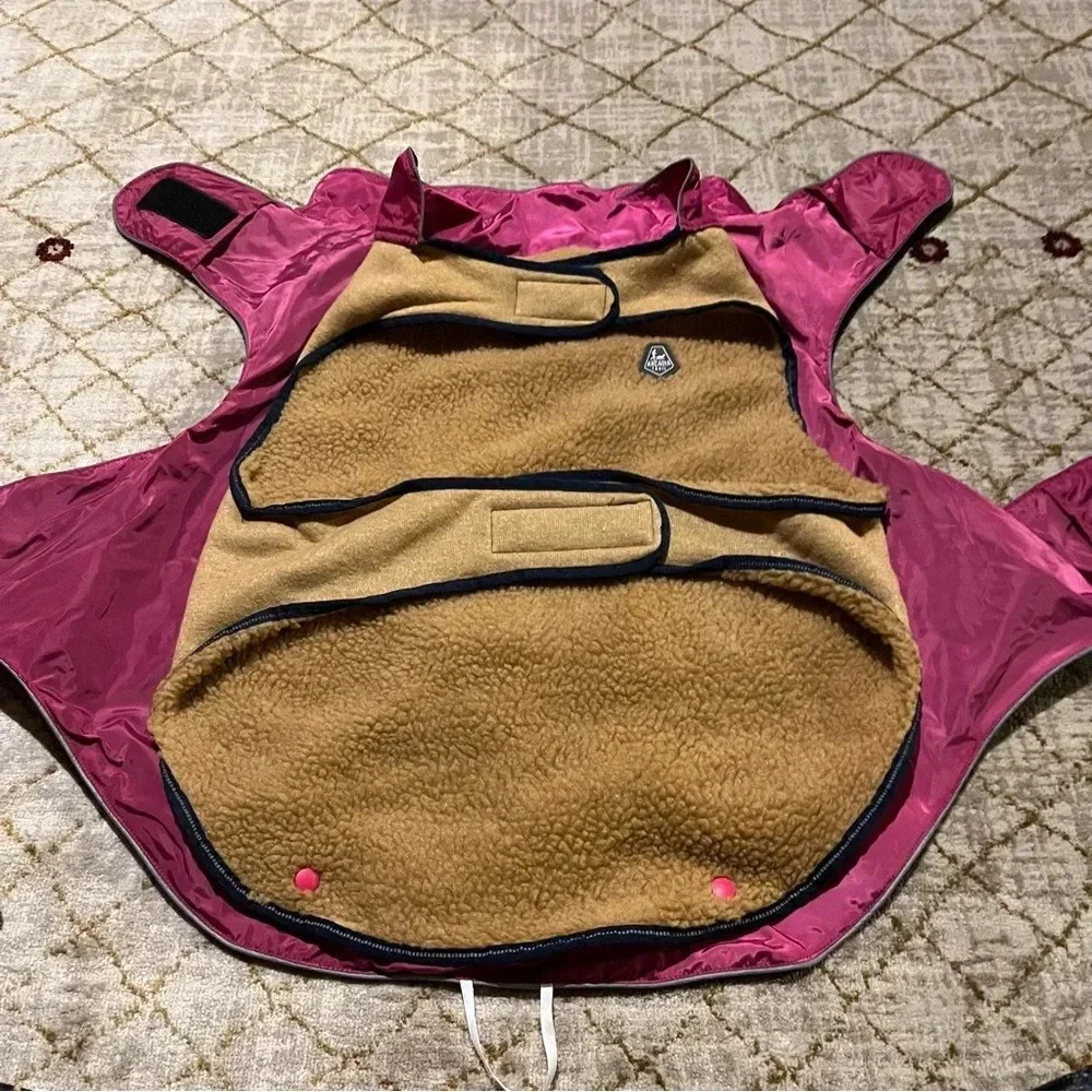 Dog Jacket Arcadia Trail 3 In 1 Multi Wear Coat Pink Size XL